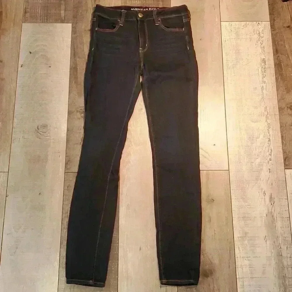 𝐀m𝐞r𝐢c𝐚n E𝐚g𝐥e Jegging J𝐞a𝐧s W𝐨m𝐞n's 8 X-L𝐨n𝐠  𝐄U𝐂 - Picture 2 of 8